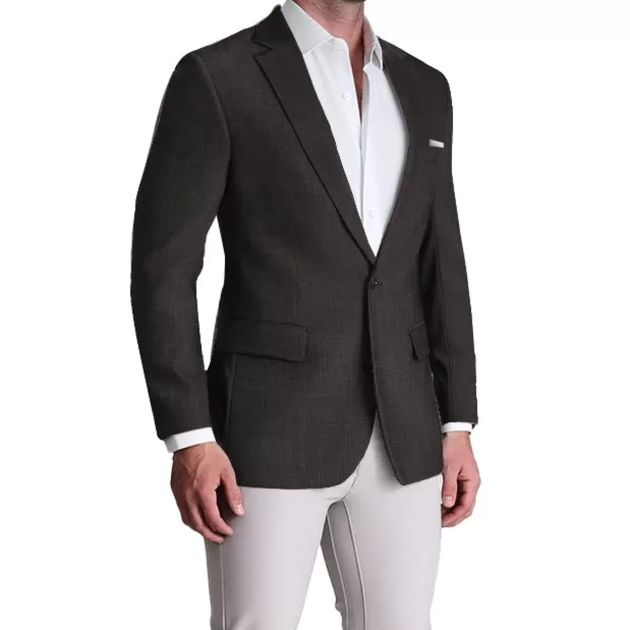 State and Liberty Athletic Fit Stretch Blazer - Heathered Charcoal Store