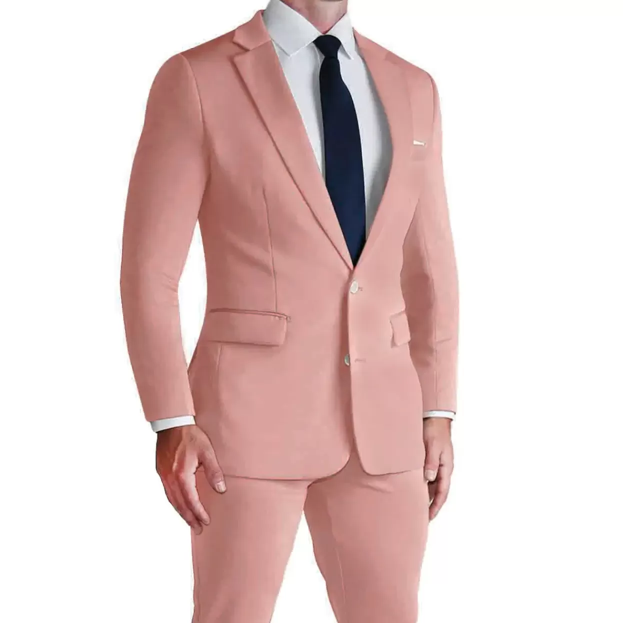 State and Liberty Athletic Fit Stretch Blazer - Solid Rose Discount