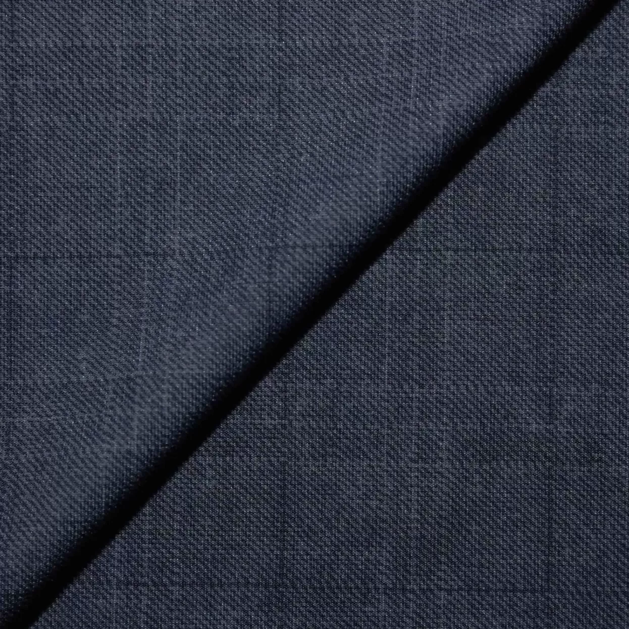State and Liberty Athletic Fit Stretch Blazer - Steel Blue And Black Micro Windowpane Store