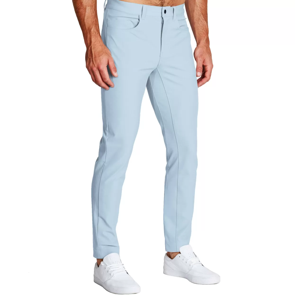 State and Liberty Athletic Fit Stretch Tech Chino - Light Blue New