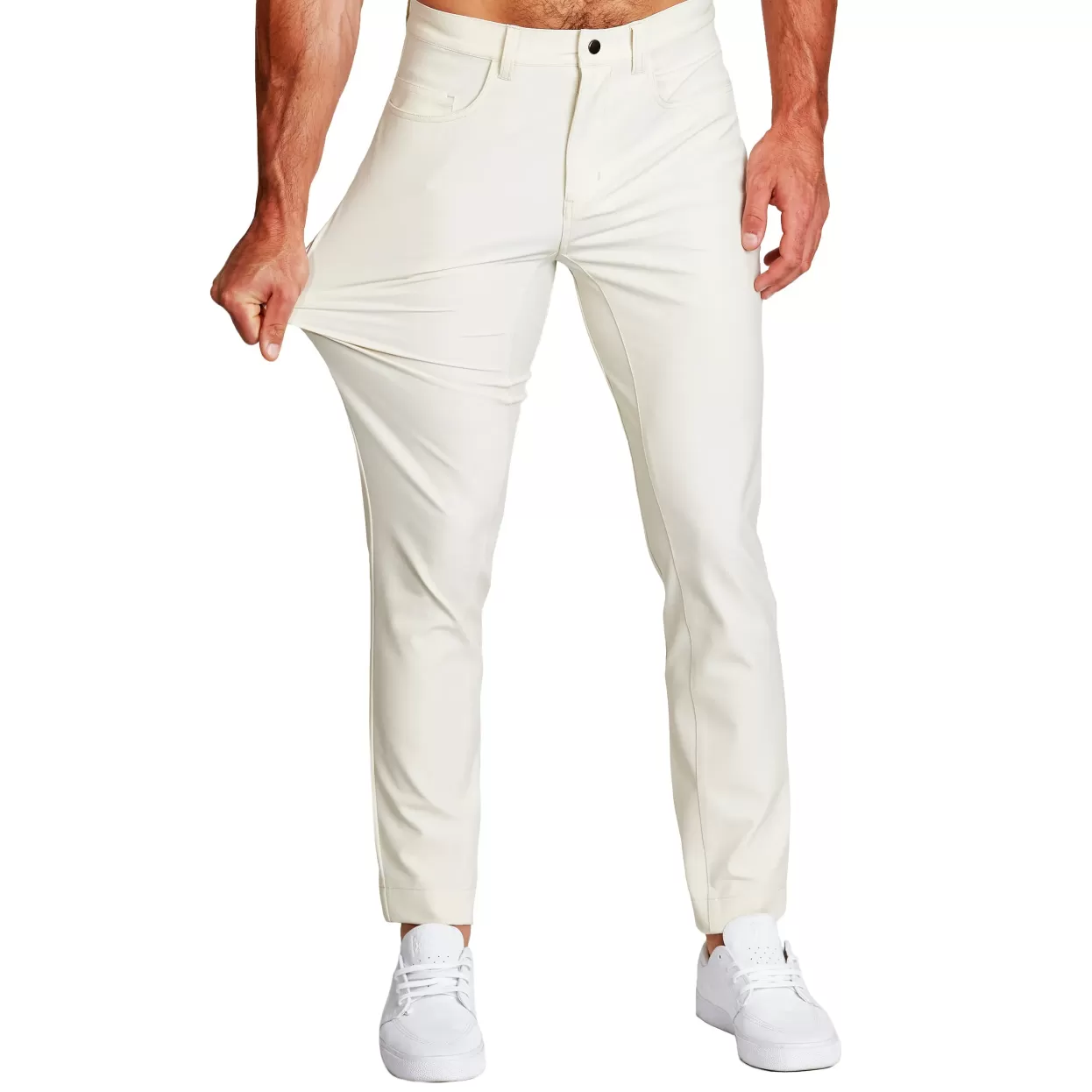 State and Liberty Athletic Fit Stretch Tech Chino - Light Khaki Fashion