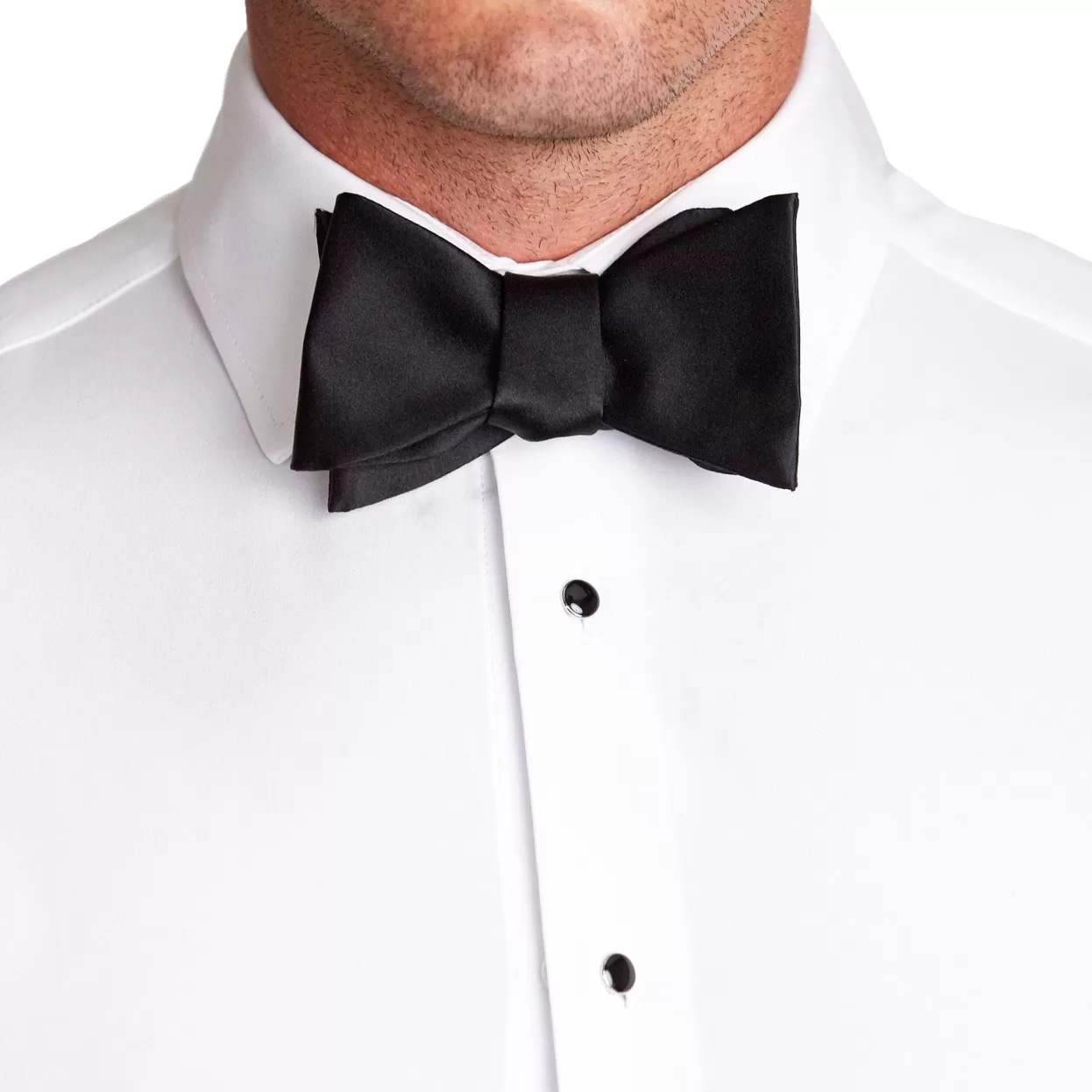 State and Liberty Black Silk Bowtie Cheap