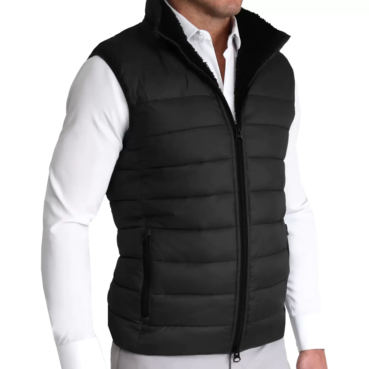 State and Liberty Down Puffer Vest - Black Flash Sale