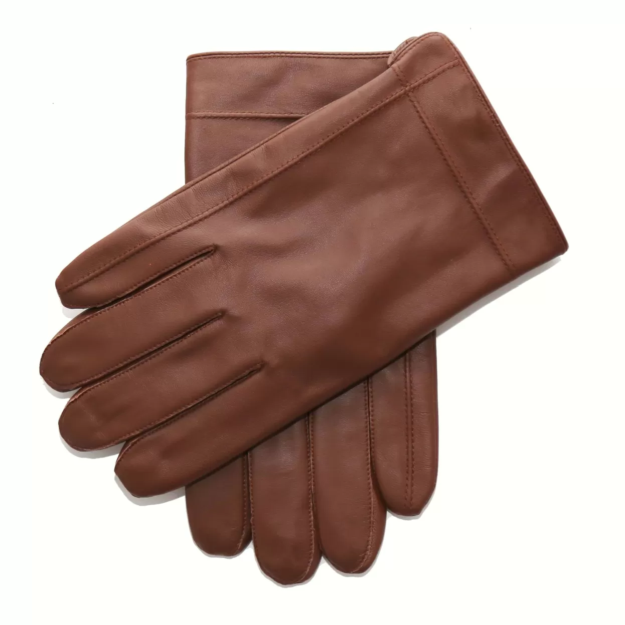 State and Liberty Leather Gloves - Light Brown Outlet