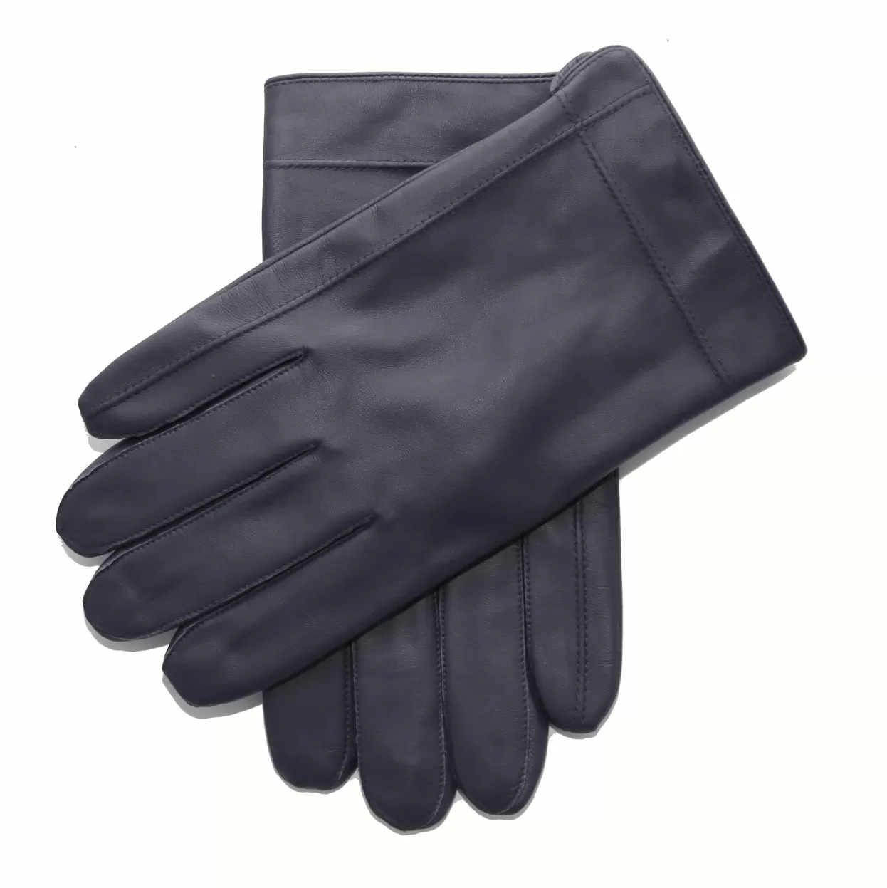 State and Liberty Leather Gloves - Navy Fashion