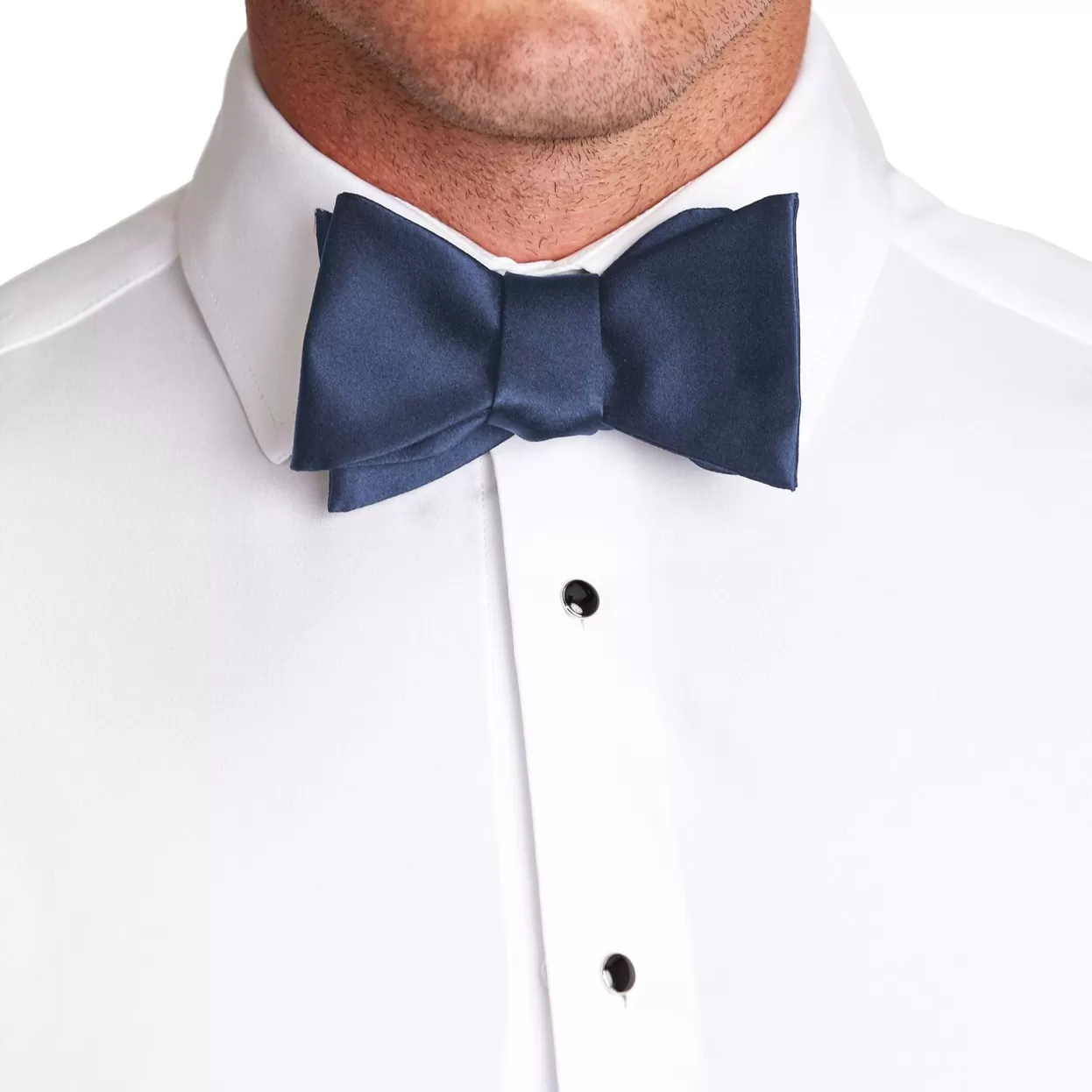 State and Liberty Navy Silk Bowtie Fashion