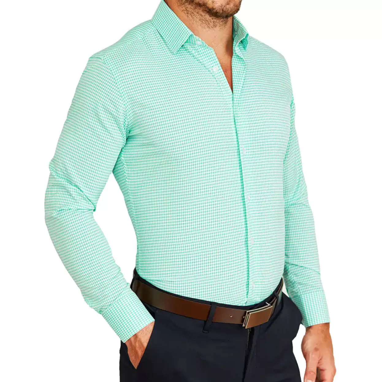 State and Liberty "The Charley" Mint Green Gingham Clearance