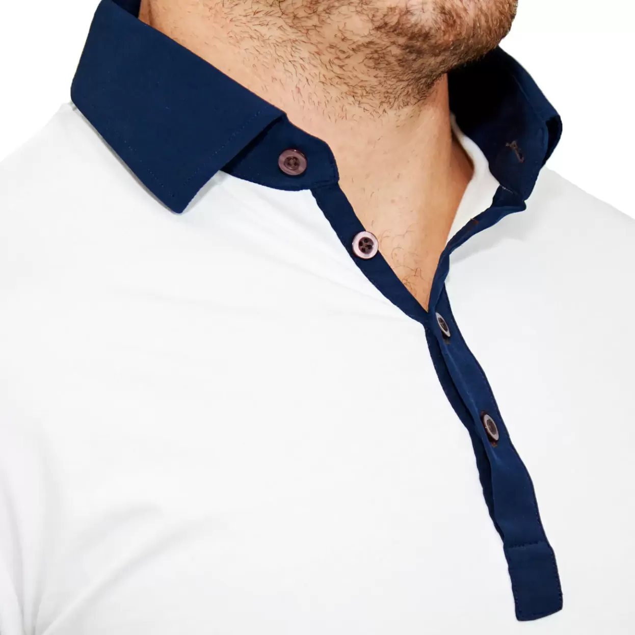 State and Liberty "The Felix" Blue On White Polo Online